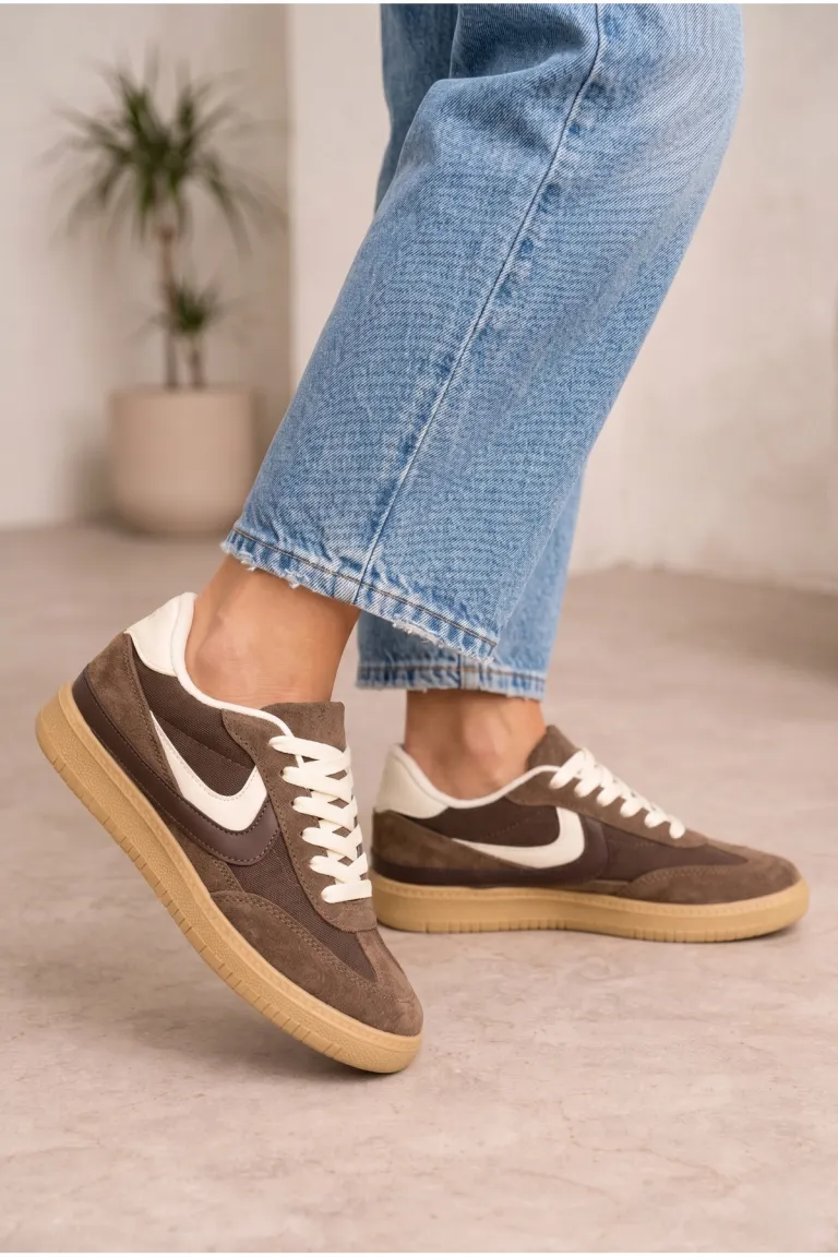 Kahverengi Günlük Sneaker